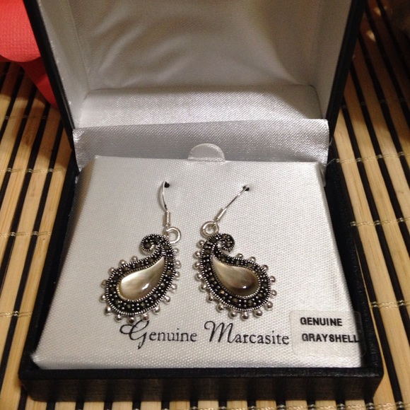 Genuine Marcasite Earrings