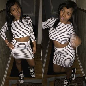 Two piece skirt and top