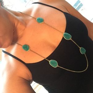 💙Blue Quartz necklace