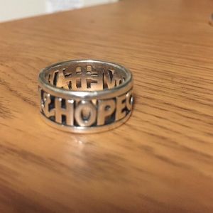 James Avery Faith Hope Love ring