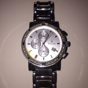 Silver Bulova Watch