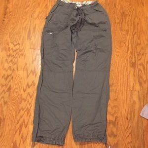 Grey Koi scrub pants