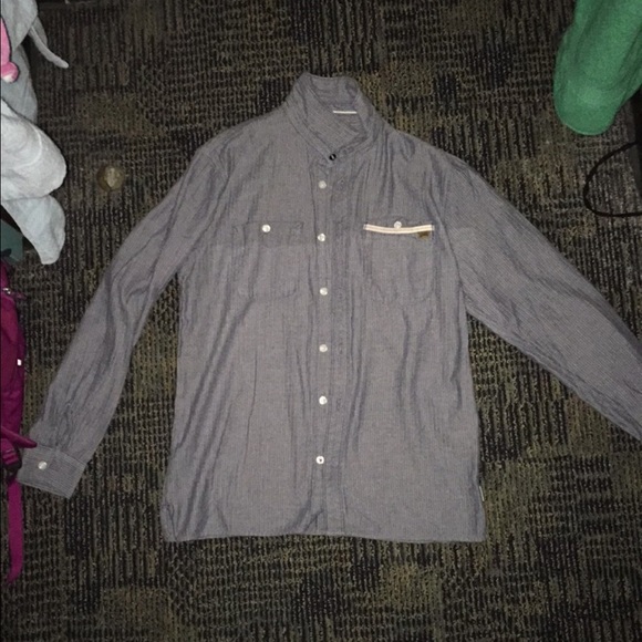 Womans Vans brand Greyish/blue button up