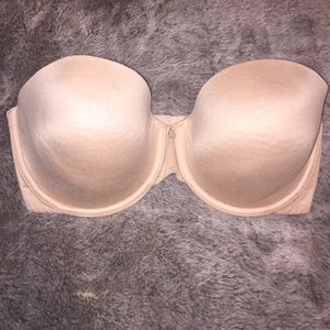 Victoria's Secret nude strapless bra