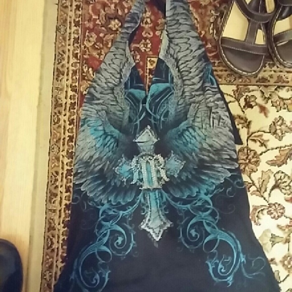 Rebel saints halter top