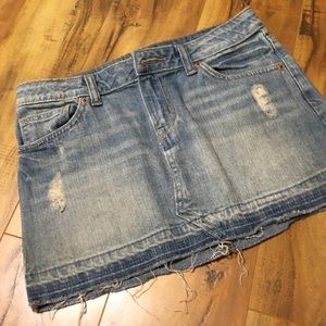 Denim Mini Skirt