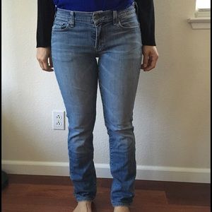 7 for all Mankind Straight Cut Jeans Sz 28 Blue