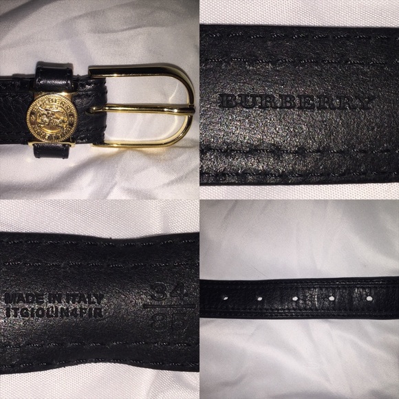 Burberry classic black belt - Picture 2 of 4
