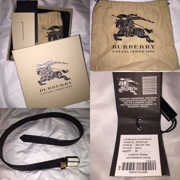 Burberry classic black belt - Picture 3 of 4