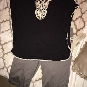 Capri/knee pants- blouse also listed for sale