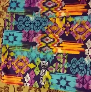 Aztec motif styled mini skirt