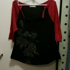 Torrid baseball style shirt