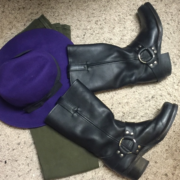 Frye moto boots