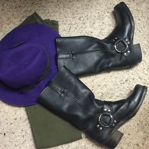 Frye moto boots