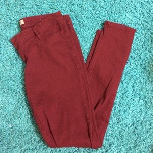Maroon Jeggings
