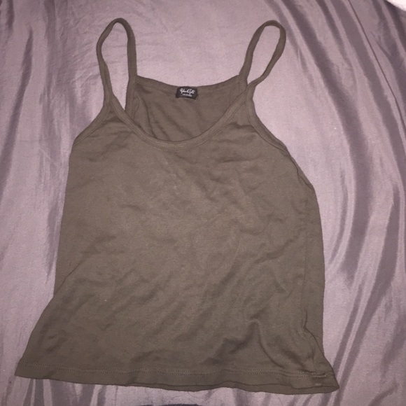 Brandy Olive crop top