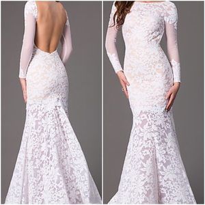 Beautiful white prom dress only worn once!