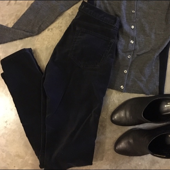 J Brand - Black Velvet Skinnies