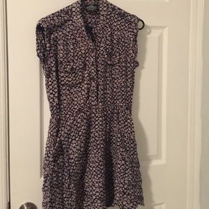 Fun blue flowered dress