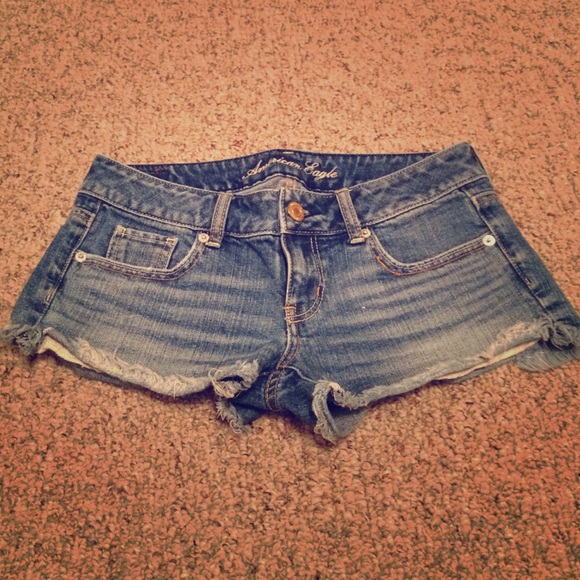 AEO Short Jean Shorts Medium Wash
