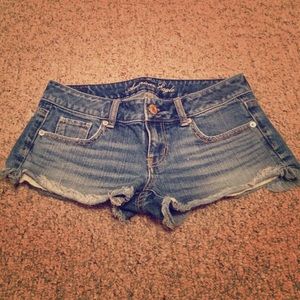 AEO Short Jean Shorts Medium Wash