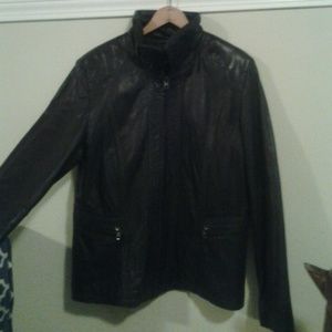 Marc New York Lambskin Leather Jacket