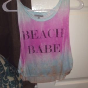 Tank crop top