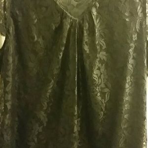 Black lace top