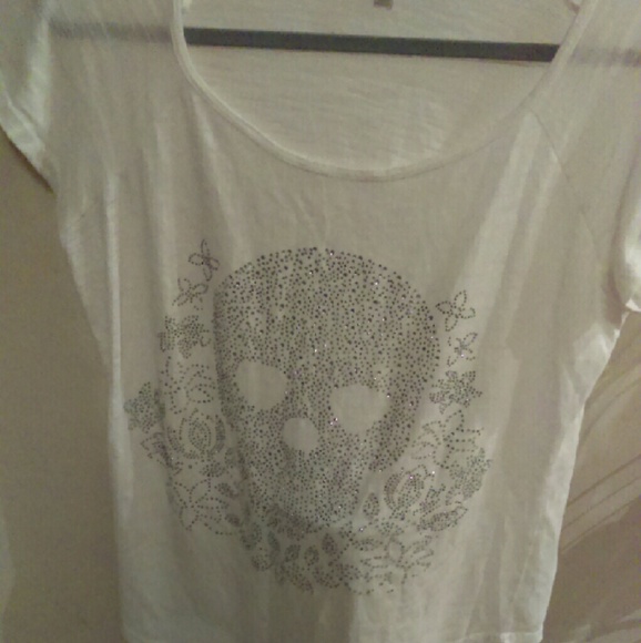 GBX White Skull T-Shirt