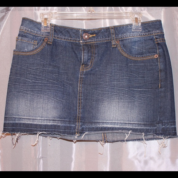 Mini Jean Skirt