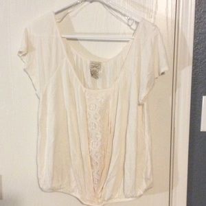 White lace blouse