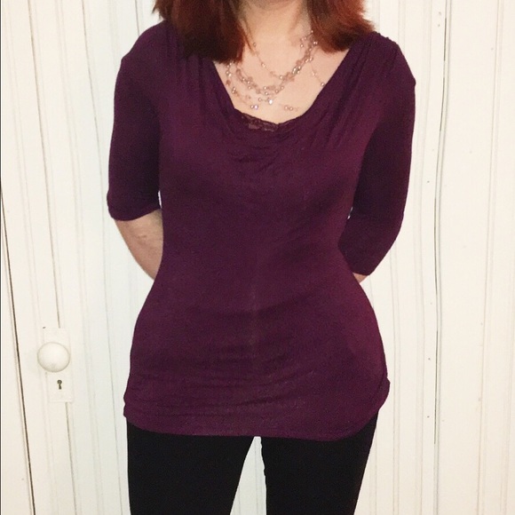 Cami and matching maroon shirt