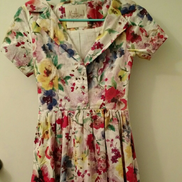 Myrtlewood Paint a Picturesque Dress Modcloth XS