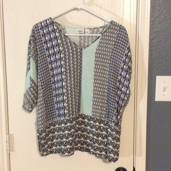 Multi print comfy t shirt