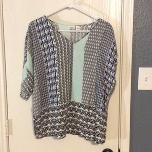 Multi print comfy t shirt