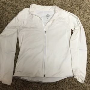 Great condition/ whitish cream Nike running coat