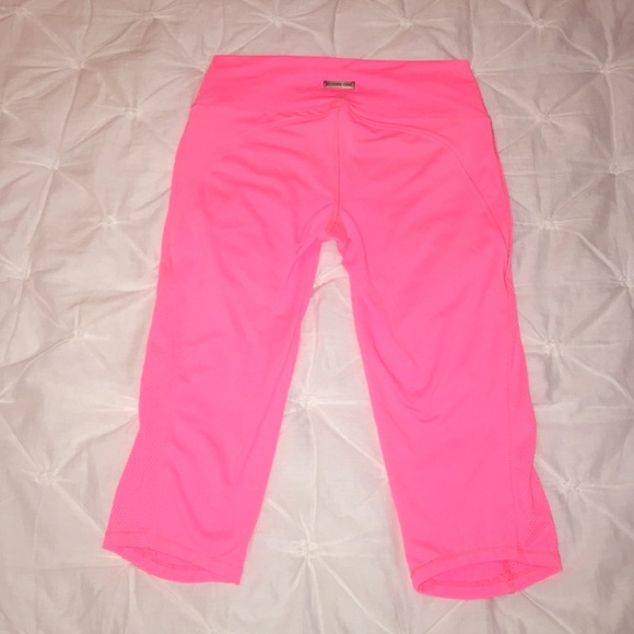 Neon Pink Crop Activewear Pant