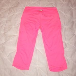 Neon Pink Crop Activewear Pant