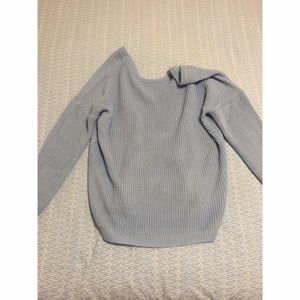 Comfy oversized light blue sweater. NWOT.
