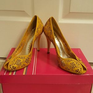 BCBGirls Peep Toe Heels