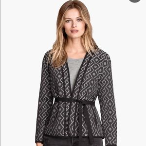 NWT Jacquard Woven Tie Jacket