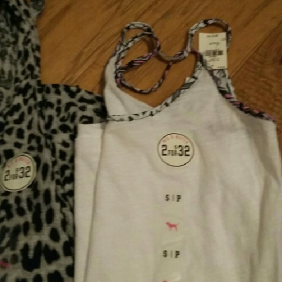 Closet closing sale! PINK VS 3 tank top bundle - Picture 2 of 4