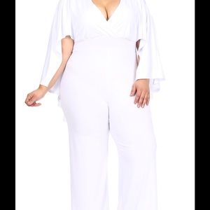 All white jumpsuit