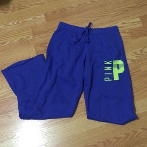 Victoria's Secret PINK blue sweatpants- XS