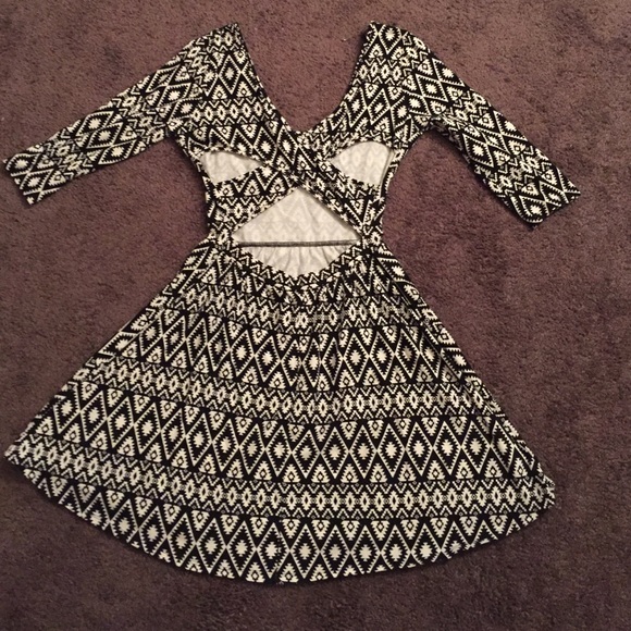 Forever 21 Print Dress - Picture 2 of 2