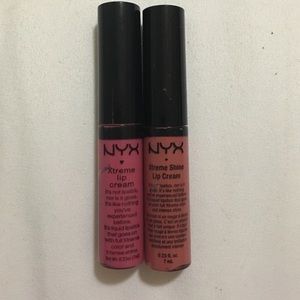 Selling two nyx xtreme shine lip cream