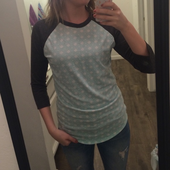 Diamond baseball tee