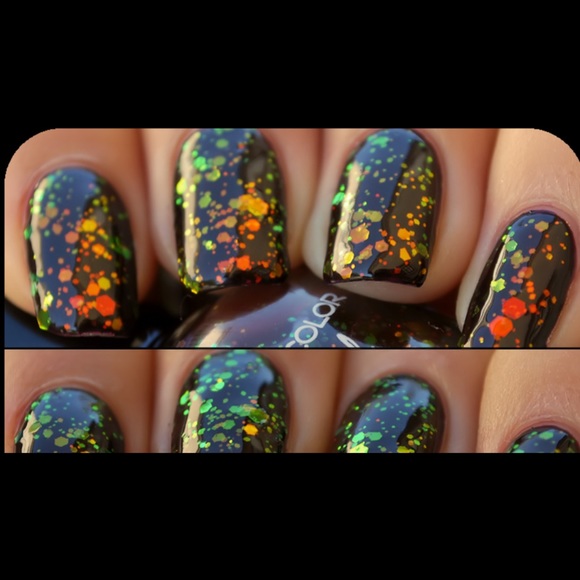 KleanColor - Chunky Holo Black #236 Nail Polish