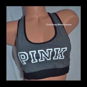 Victoria's Secret cotton bra dark grey M A-C NIB