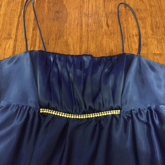 Jessica McClintock Sapphire Bubble Dress - Picture 2 of 3